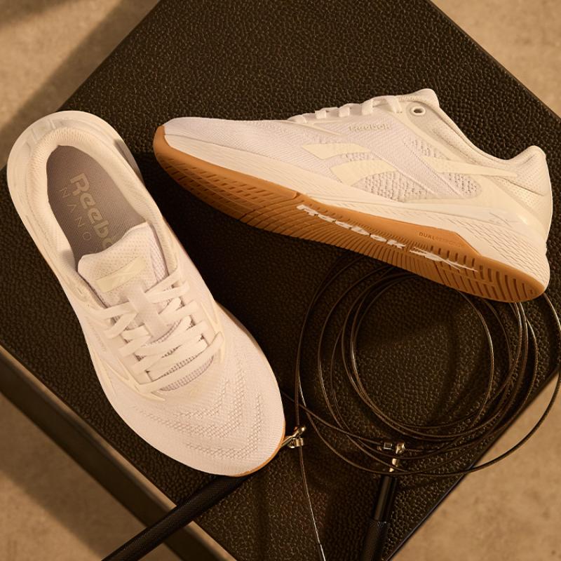 Reebok Женские кроссовки Nano X5 'Белые Едва Серые Резиновые' 100238430