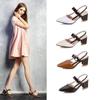 2023 Sandals Women's Summer New Pointy Chunky Sandals Large Size Women's Fashion Woman Shoes