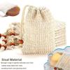 5-10 шт., сумка для мыла из сизаля для душа, сумка для мыла из сизаля, отшелушивающий держатель для мыла для ванны и душа 9x14 см