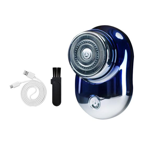 Мини-электробритва USB перезаряжаемая IPX7 водонепроницаемая влажная сухая портативная дорожная бритва для бритья мужской триммер для бороды инструмент для удаления волос