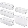 Ящик для хранения, компактный холодильник, кладовая, столешницы, кухонный прозрачный органайзер для хранения для домашнего использования