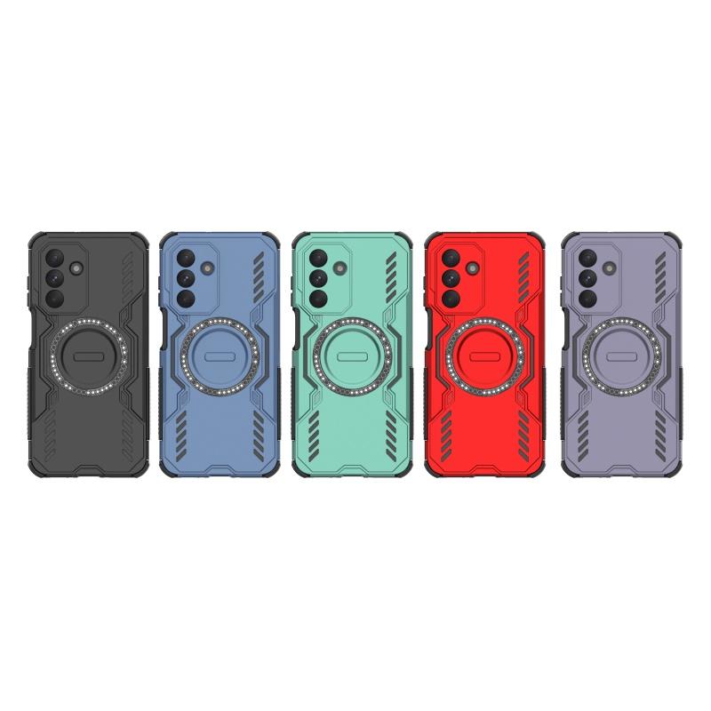 Для Samsung A26 Чехол Крышка Samsung Galaxy A26 Capas Кольцевой Магнитный Жесткий Противоударный Magsafe Беспроводная Зарядка Fundas Samsung A26