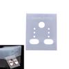 100X Clear Professional Type Plastic Earring Ear Studs Holder Display Hang Cards,