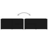 TV Cabinet Black 80 x 34 x 36 cm Particleboard