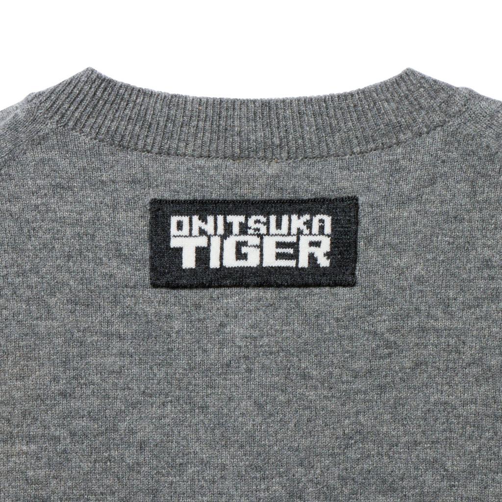 Onitsuka Tiger LS KNIT TOP Knitwear Unisex Gray 2183B363-020
