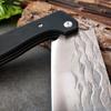 Кухонный нож-тесак из нержавеющей стали G10 с ручкой из углеродного волокна, многофункциональный складной нож для разделки мяса для кухонных принадлежностей