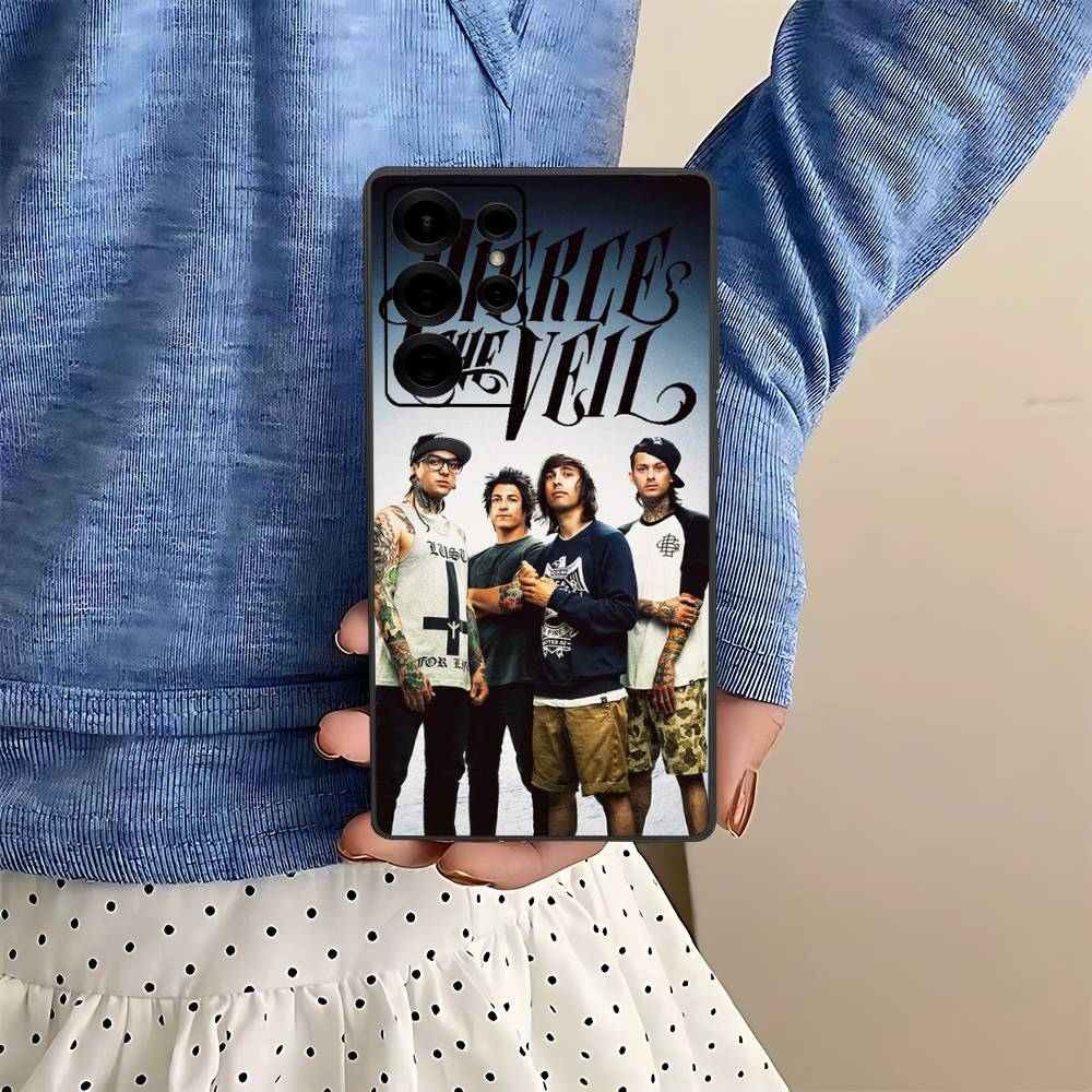 Band Pierce The Veil Band Phone Case For Samsung S 24 Fe 25 Ultra Plus 20 Lite 21 30 22 23 24 22 Ultra 5G Fundas