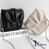 Mini Chain Shirring Crossbody Bag (2 Colors)