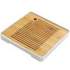 HIGHAWK Tea Tea Bamboo Water Storage Tea Tea Resin Tea Removable Hollow Tea Drainage Type Board, Stand, Plate, Type, Tray, Utensils, Plate, Stand,