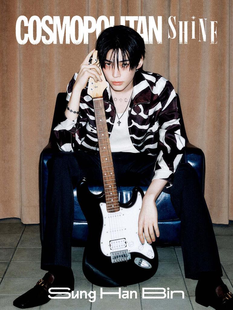 [Предзаказ] COSMOPOLITAN Корея SHINE Сон Ханбин Тип A B C Фотокарточка Закладка Открытка K-pop Журнал Официальный Ограниченный Коллекционный Новый