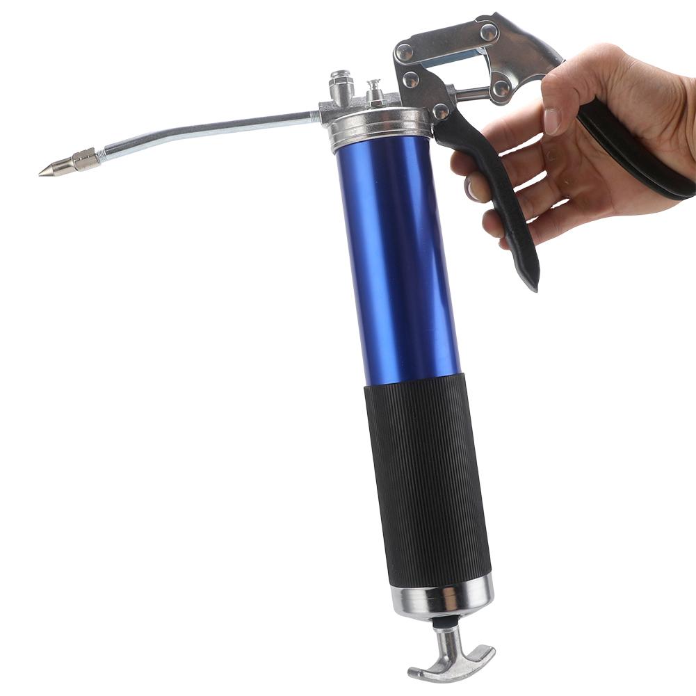 Greasing Injection 6000-7000 PSI with Flexible Hose Heavy Duty Pistol Grip Grease Gun for Car Truck Forklift Excavator Bulldozer