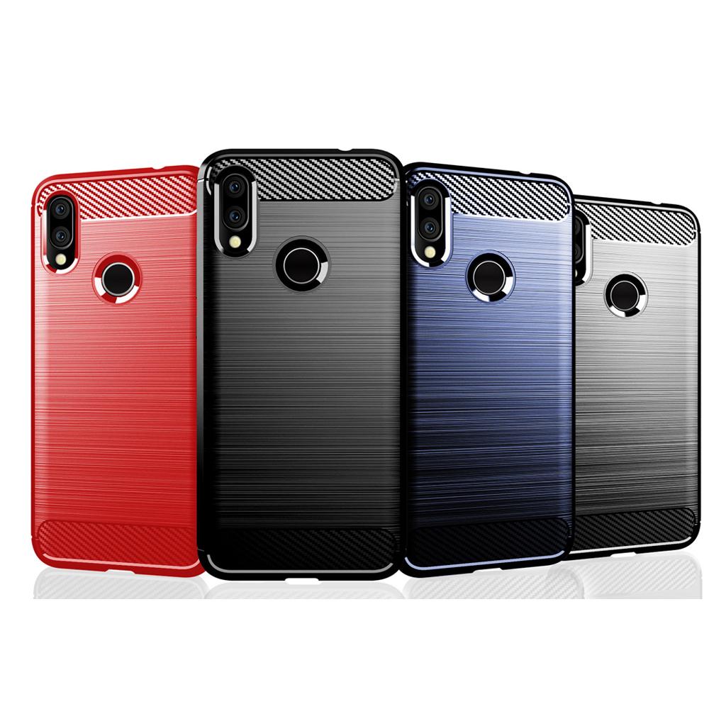 Чехол из углеродного волокна для Xiaomi Redmi 5 Plus 5A 6 6A 7 7A 8 8A Redmi Note 4X5 6 Pro S2, мягкая силиконовая противоударная задняя крышка для телефона