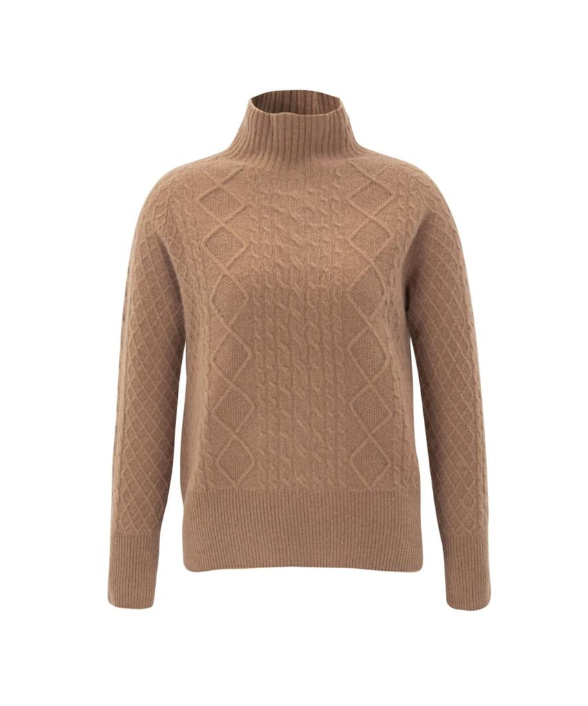 TACET Cashmere Blended Cable Turtleneck Knit
