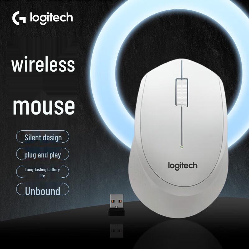 Logitech Бесшумная беспроводная мышь M330
