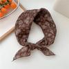 Korean-Inspired Cotton Linen Silk Scarf - Elegant, Simple, High-End Neckerchief for Spring & Autumn