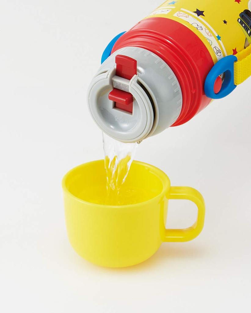 Skater Бутылка для воды 2WAY Direct Drinking Cup Included Tomica 430 мл 470 мл Питьевая нержавеющая сталь Дети Холодоизоляция Light With Strap Детский сад