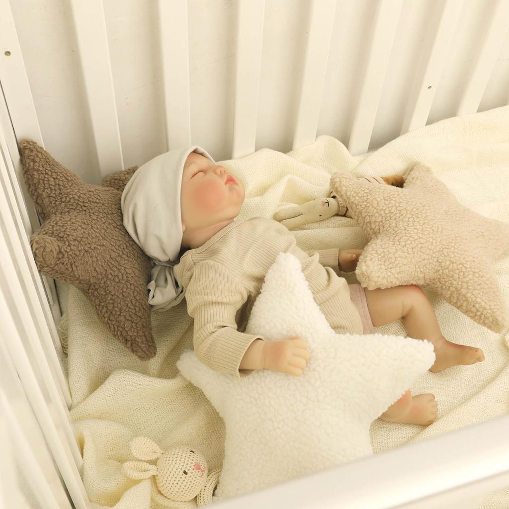 Твердая плюшевая детская подушка в форме звезды, реквизит для детской подушки, теплая плюшевая подушка для позирования, подушка для фотосъемки новорожденных