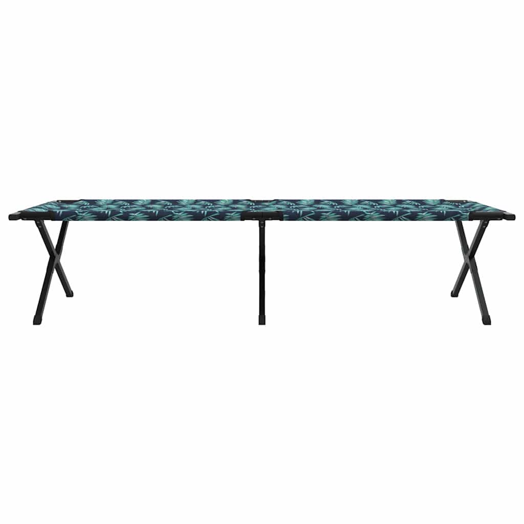 Folding Camping Bed Leaf Forest 210 x 80 x 46 cm