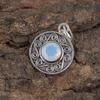 Кулон «Млечный опал», Кулон с драгоценным камнем ручной работы, Кулон из стерлингового серебра 925 пробы, Антикварные украшения, Для подарка на помолвку
