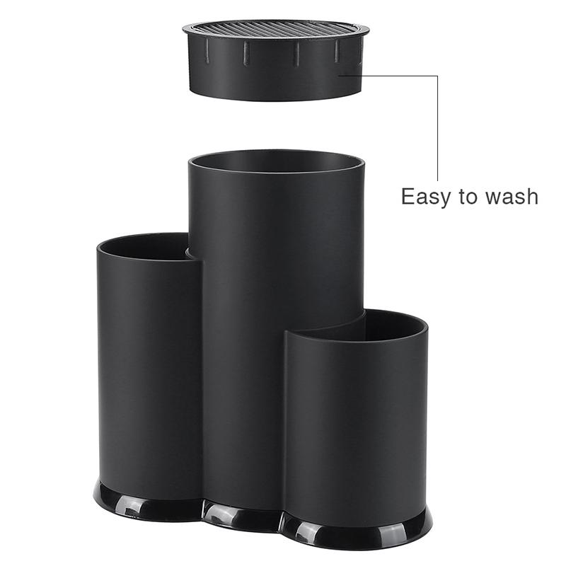 1шт подставка для кухонных принадлежностей держатель для кухонных ножей ресторанный блок для ножей PP сушилка для столовых приборов ящик для хранения многофункциональный