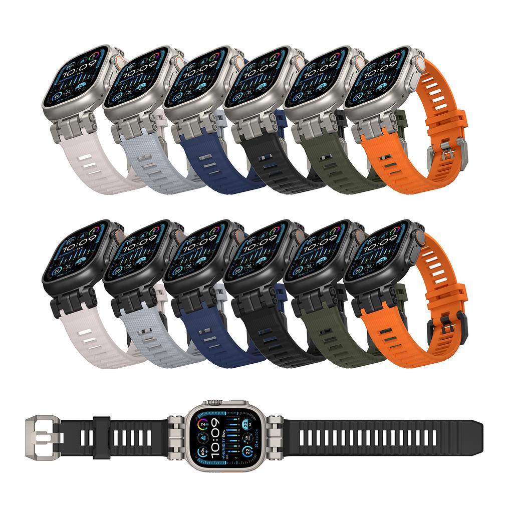 H016 Ремешок для часов для Apple Watch Series 10 Ultra 9 8 7 SE 6 5 4 3 2 1 46 мм 49 мм 45 мм 44 мм 42 мм ТПУ ремешок для часов