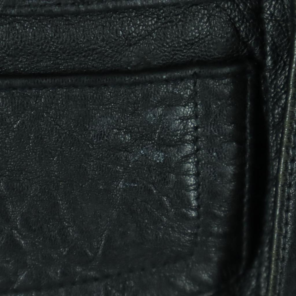 Graham Hill Long sleeve Leather coat F black Sheep leather Men's Used