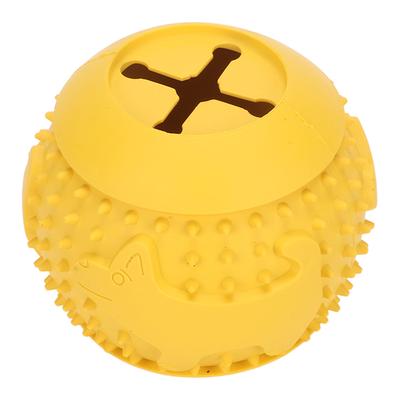 Игрушка-мяч для собак IQ Training, чистка зубов, резиновый мяч для собак, мяч для еды от протекания для собак, щенков, домашних животных