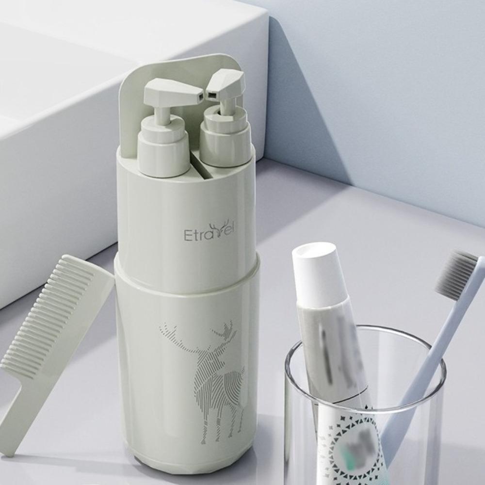 Portable Toothpaste Cup Plastic Travel Cup Creative Wash Set Camping