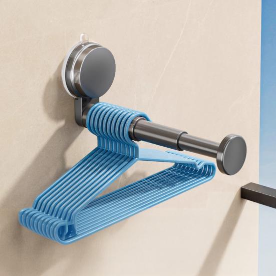 Yousheng 1/2 шт. Выдвижная сушилка для одежды с присоской, высокая грузоподъемность, простая установка, регулируемый органайзер для хранения, вешалки для одежды