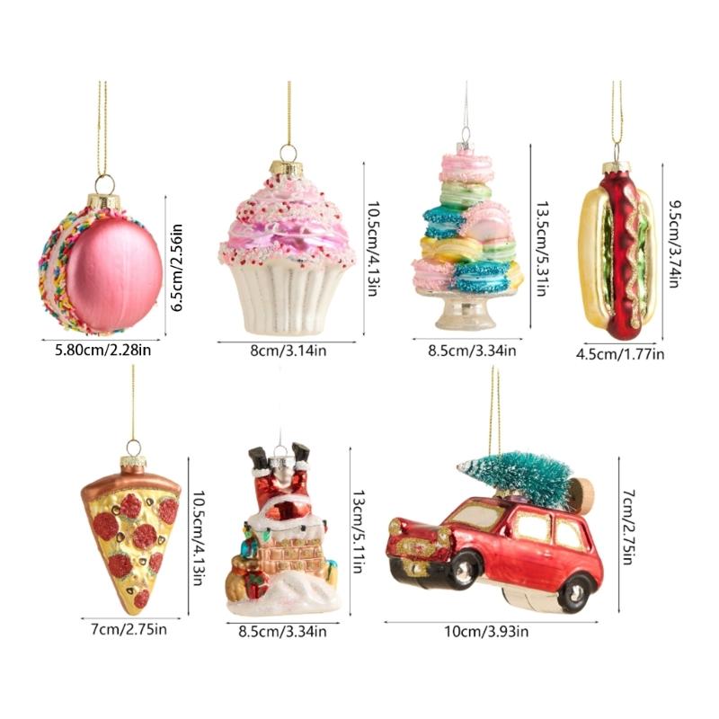 Bright Pastel Colored Shatters Resistant Glass Christmas Tree Decorations with Artistic Geometric Accent