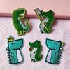 Cute Dinosaur Cartoon Embroidered Patch for Clothing & Jeans DIY Decoration