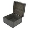 Retro Wooden Storage Box Metal Hinge Decorative Treasure Storing Chest Organizer for Home Office