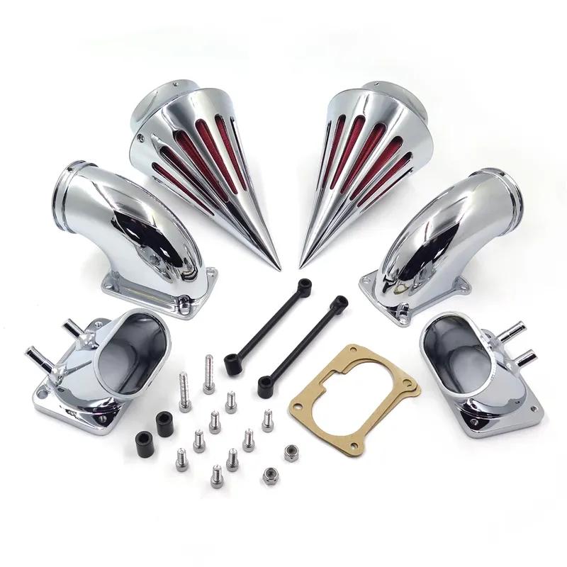 Motorcycel Billet Aluminum Cone Spike Air Cleaner Kit Intake Filter For Suzuki Boulevard M109 (All Year)