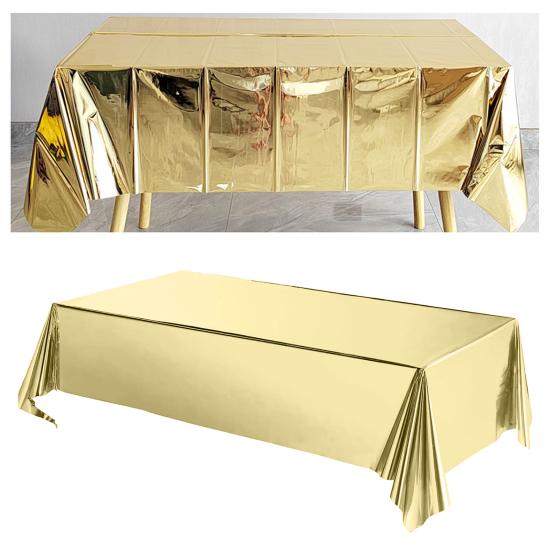 Disposable Rectangle Clean Table Cloth Waterproof Table Easy Cover Solid Color Tear-Resistant Party To Dining Table Protector Cover