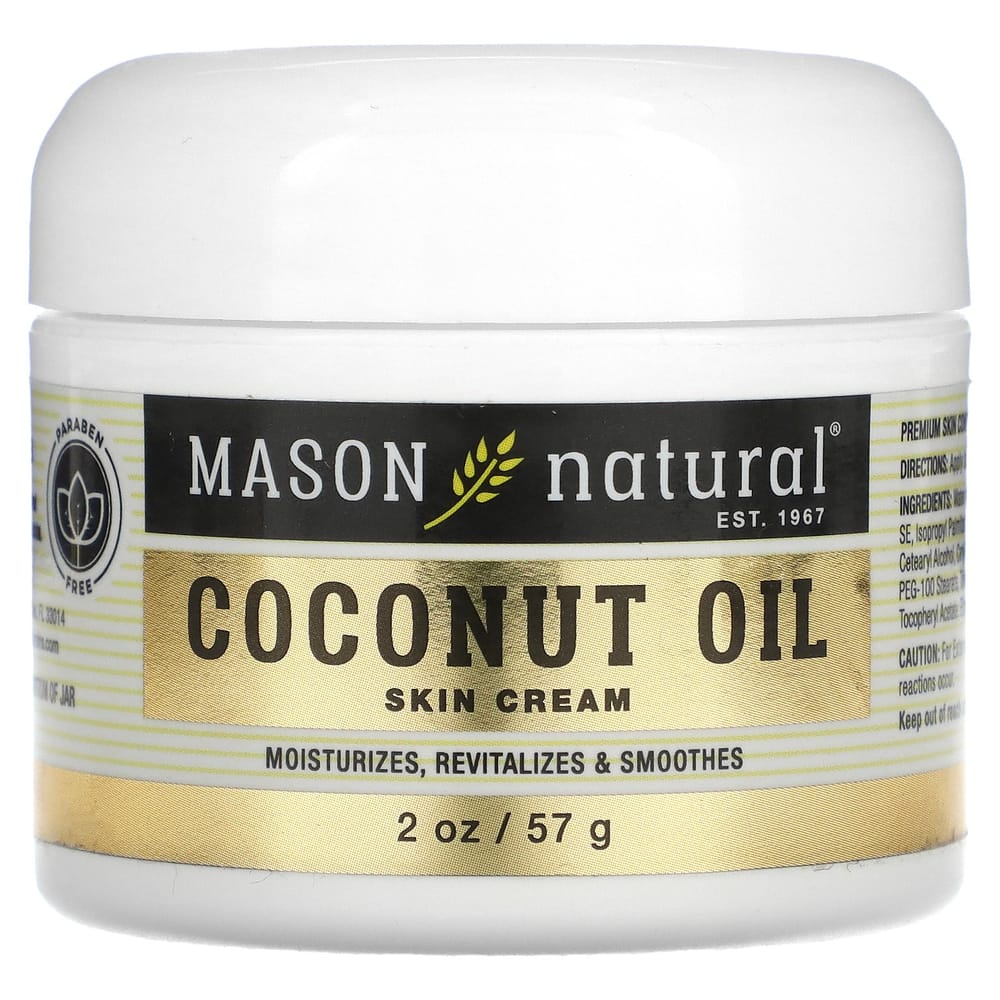 Крем для кожи Mason с натуральным кокосовым маслом 57 г (2oz)
