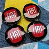 4PCS 60mm Car Wheel Hub Cover Emblem Sticker Accessory For  Abarth 500 Tipo FR Panda Argo Freemont Viaggio Bravo Punto Doblo
