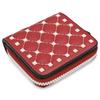 Auth VALENTINO Rockstud Compact Bifold Wallet Leather va5516eh