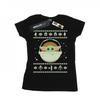 Womens/Ladies The Mandalorian The Child Christmas Cotton T-Shirt