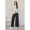 Huit Fake Leather Wide Fit Pants Htwpn5k02t