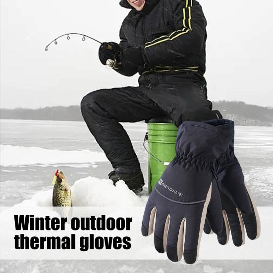 Зимние перчатки ветрозащитные термоперчатки с сенсорным экраном для мужчин и женщин для холодной погоды на открытом воздухе спортивные аксессуары для велоспорта катания на лыжах пешего туризма
