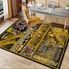 Office Carpet Pittsburgh Steelers Inspired Football Fan Gift Sofa Rug, Chair Mat for Protect