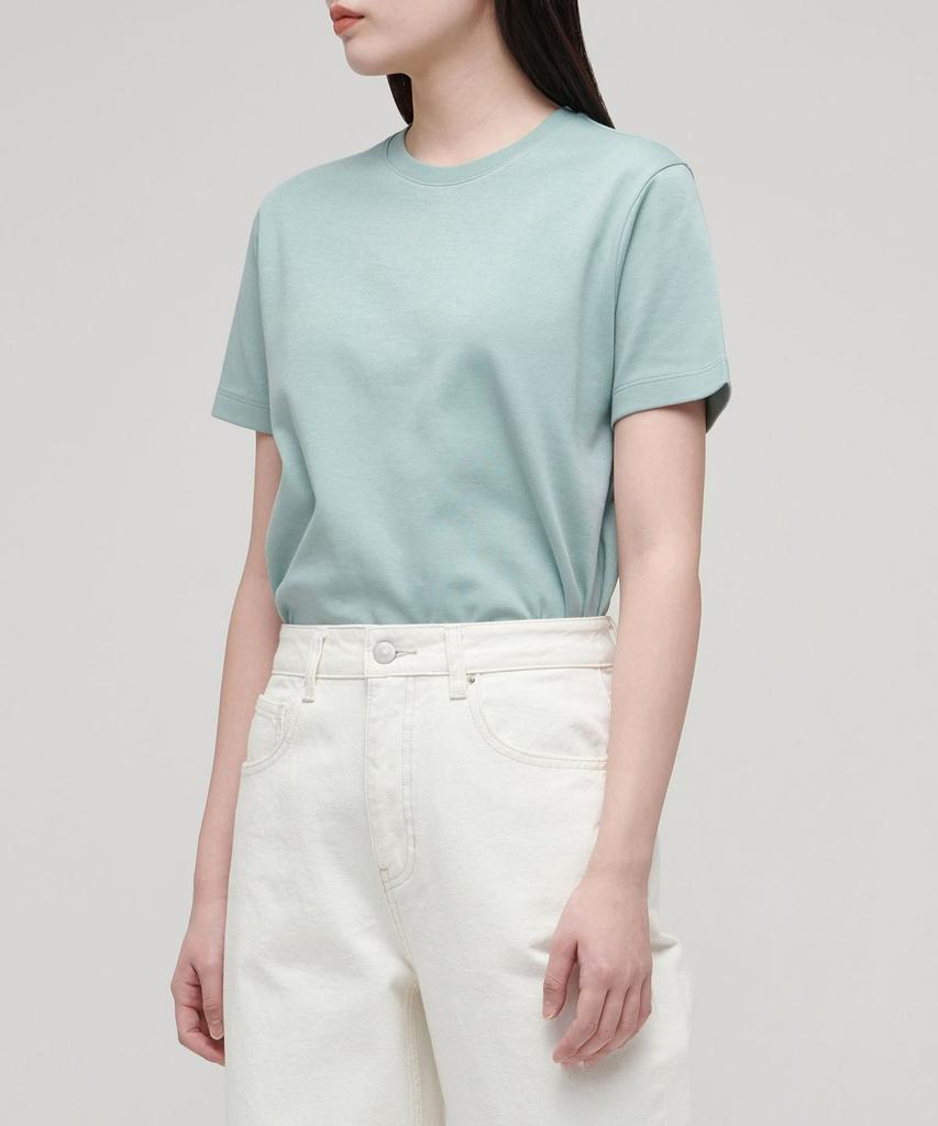MUSINSA STANDARD WOMAN Women'S Basic Crew Neck T-Shirt [Dusty Mint]