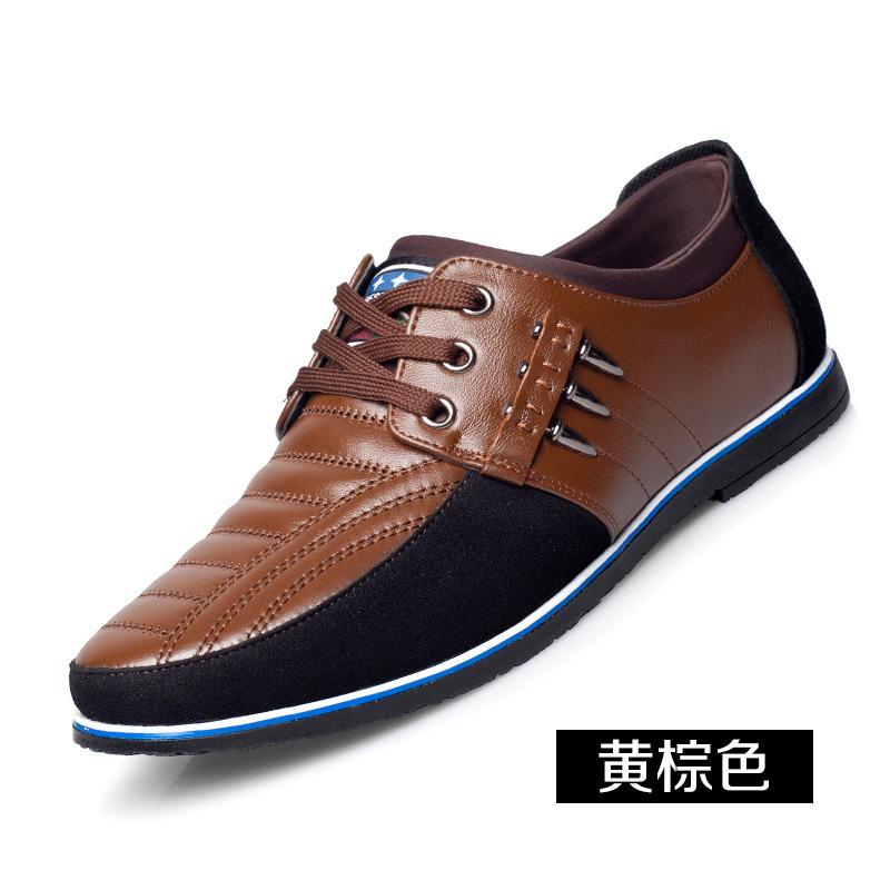 2024 Men Genuine Leather Shoes High Quality Elastic Band Fashion Design Solid Tenacity Comfortable Men's Shoes Big Sizes Yuj8