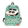 Cotton Shinchan Crayon Print Backpack Versatile Bag With Nylon Material For Kids