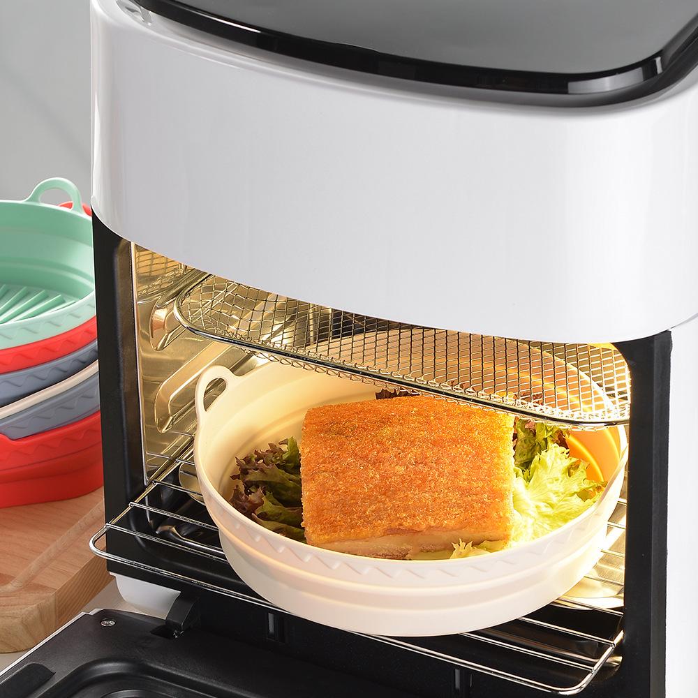 Silicone Air Fryer Baking Tray and Mat Set