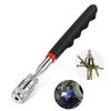 Telescopic Adjustable Portable Magnet Pick Up Tool Magnetic Telescopic Magnet Grip Pen Telescopic Magnet Stick with Light