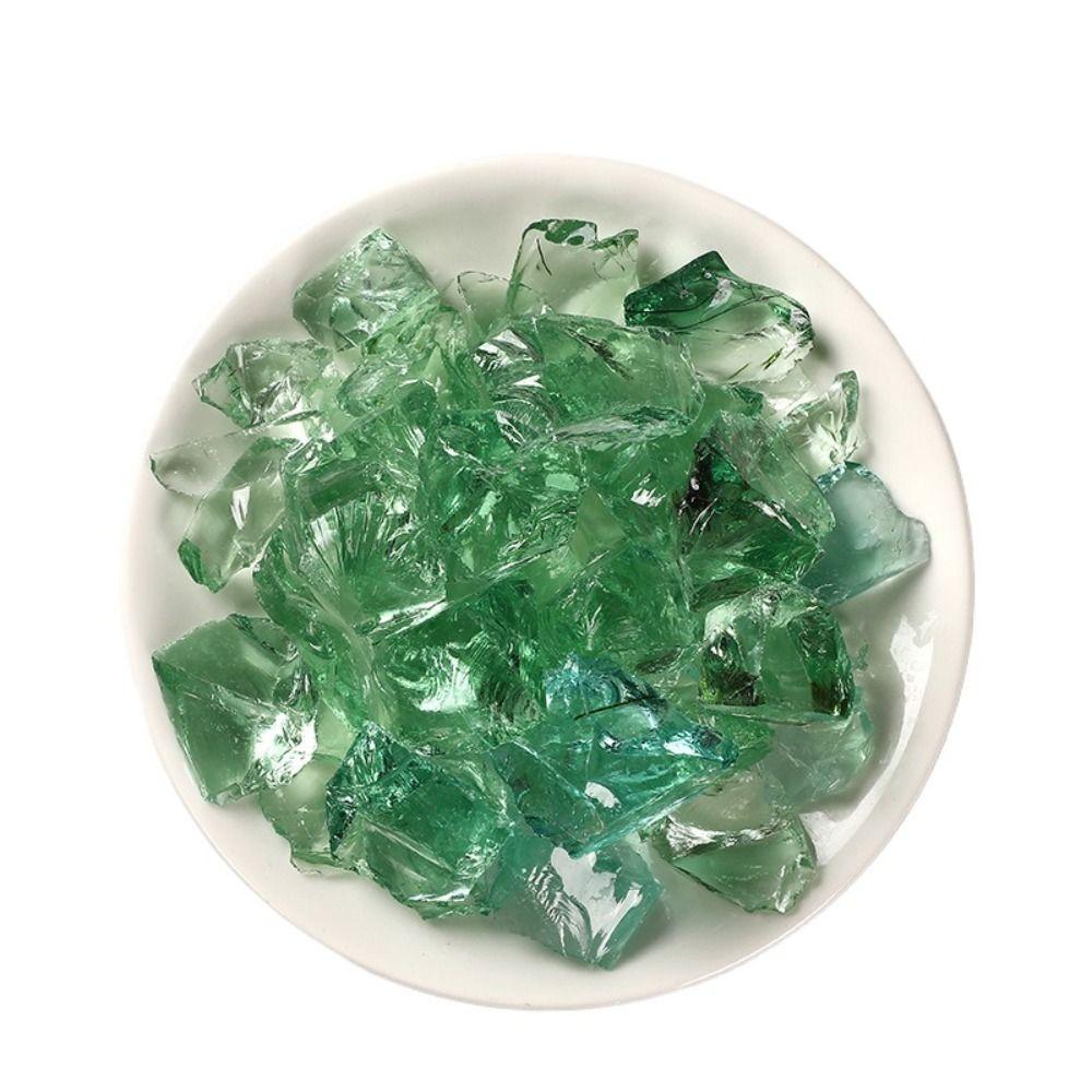 Handmade Home Decor Diffuser Stone Ornaments Fish Tank Decor Healing Crystals Glass Original Stone