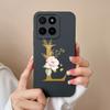 Для Honor X5B Plus X5 Чехол Простая Буква Имени Мягкий Гладкий Жидкий Силикон Ударопрочная Задняя Крышка Телефона Для Honor X 5 X5bPlus Capa