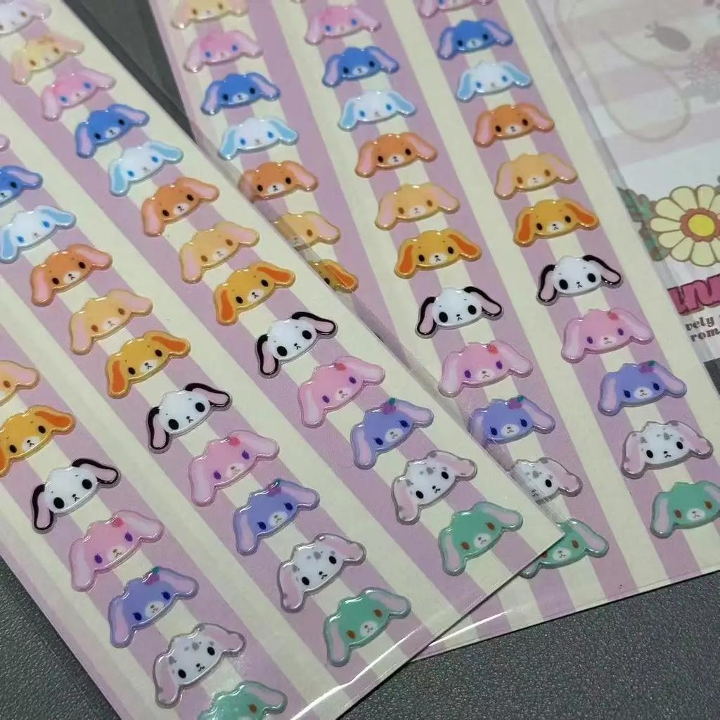 Новые Sanrio Usahana Sugarbunnies 3D Стикеры-пузыри Игрушка Декоративные наклейки для дневника девочки Чехол для телефона DIY Украшение для камеры Игрушка Подарок