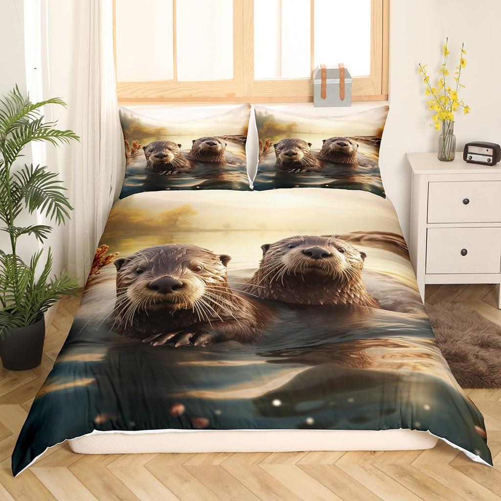 Комплекты пододеяльников Lake для детей, подростков, двуспальные, легкие, пуховые, декор для спальни, 2 наволочки, 1 пододеяльник, без одеяла